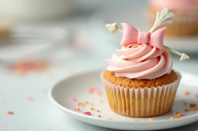 Irresistible Bow Arrow Cupcakes