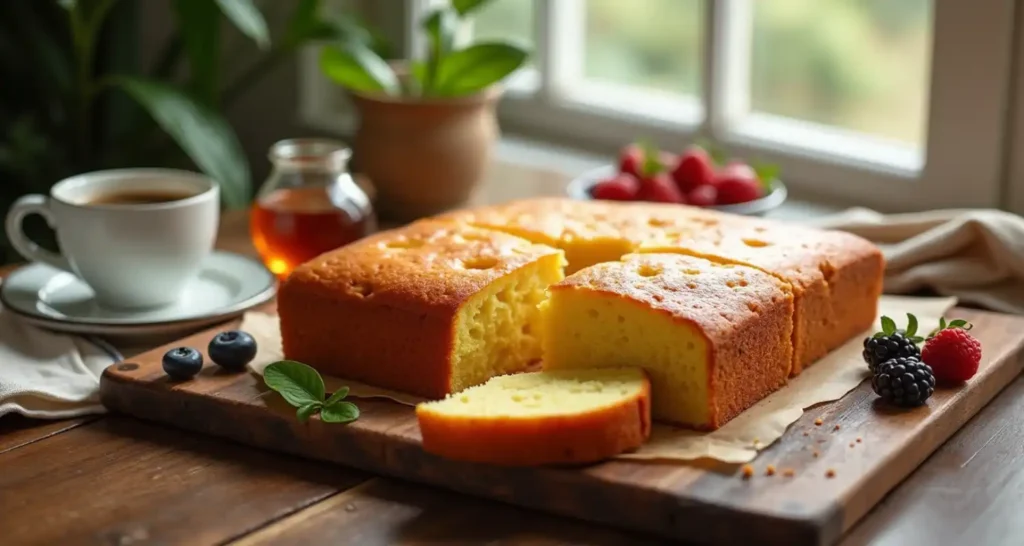 Kefir Sheet Cake Recipe Card